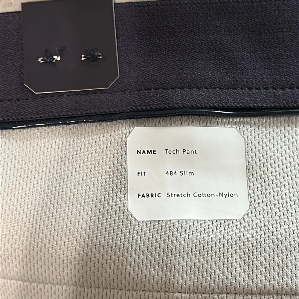 J.Crew Men’s 484 Slim Tech Pant in Mountain Grey (33x32)